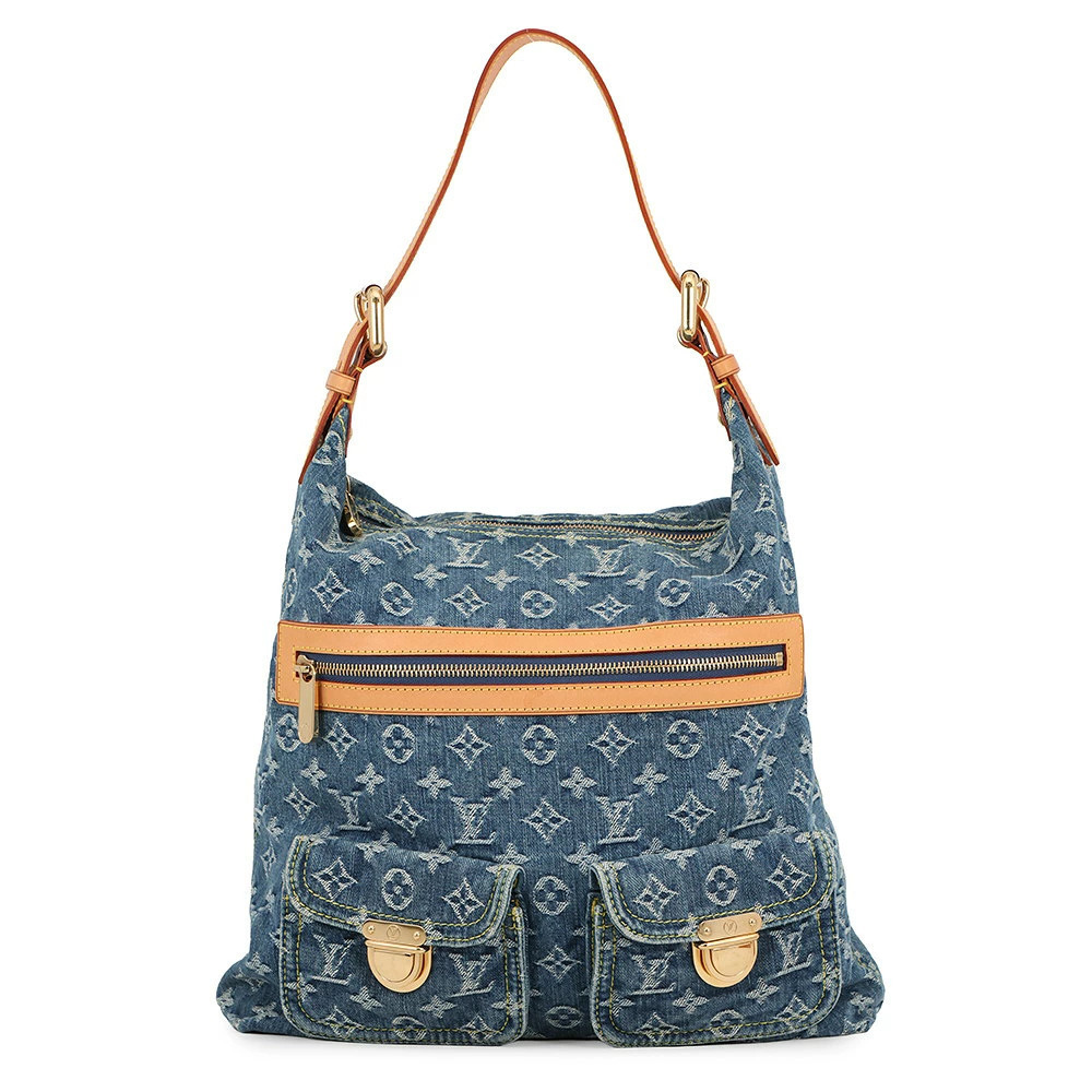 Louis Vuitton Monogram Denim Baggy Shoulder Bag